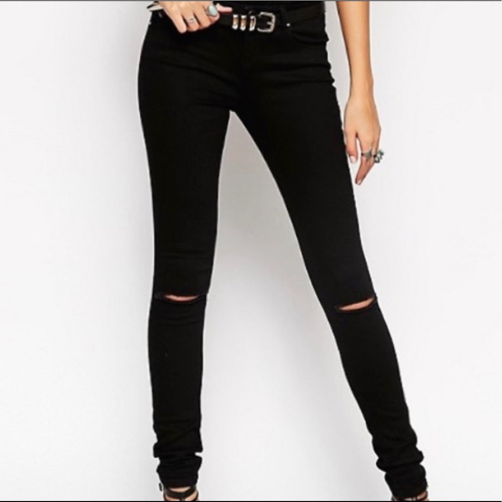 Banana Republic Black distressed  jeans